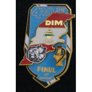 5° RG : 5° RÉGIMENT DU GÉNIE FINUL CMIDF 41°MANDAT (ABP)
