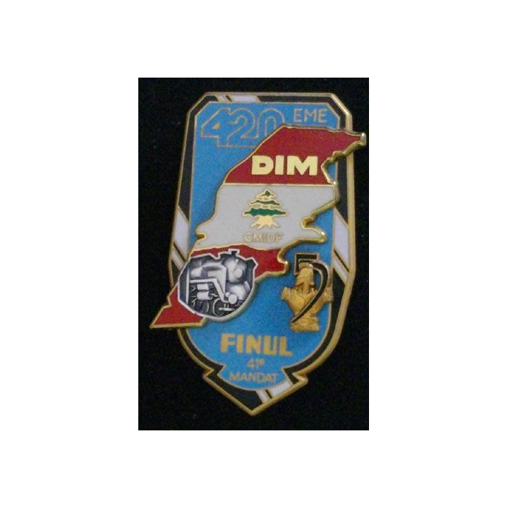 5° RG : 5° RÉGIMENT DU GÉNIE FINUL CMIDF 41°MANDAT (ABP)