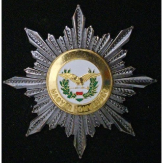 HONGRIE : Plaque des forces aériennes de la défense hongroise dans son écrin