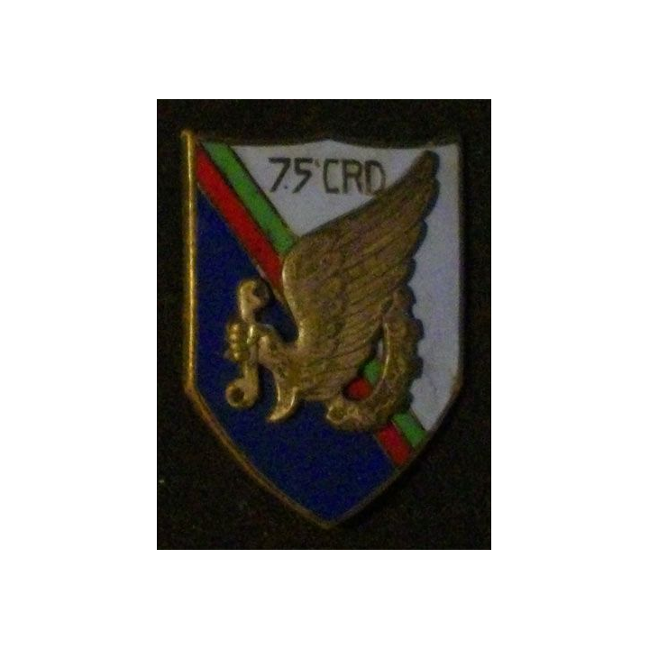 75° CRD : 75° COMPAGNIE DE RÉPARATION DIVISIONNAIRE ÉMAIL