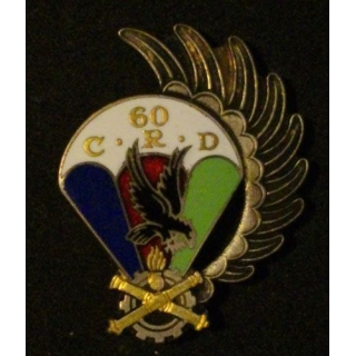 60° CRD : 60° COMPAGNIE DE RÉPARATION DIVISIONNAIRE ÉMAIL