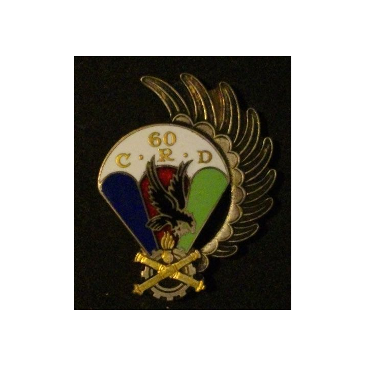 60° CRD : 60° COMPAGNIE DE RÉPARATION DIVISIONNAIRE ÉMAIL