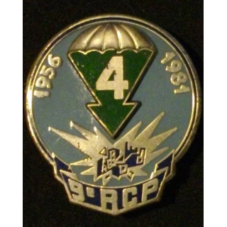 9°RCP : 9°RÉGIMENT DE CHASSEURS PARACHUTISTES 4°CIE 1956-1981