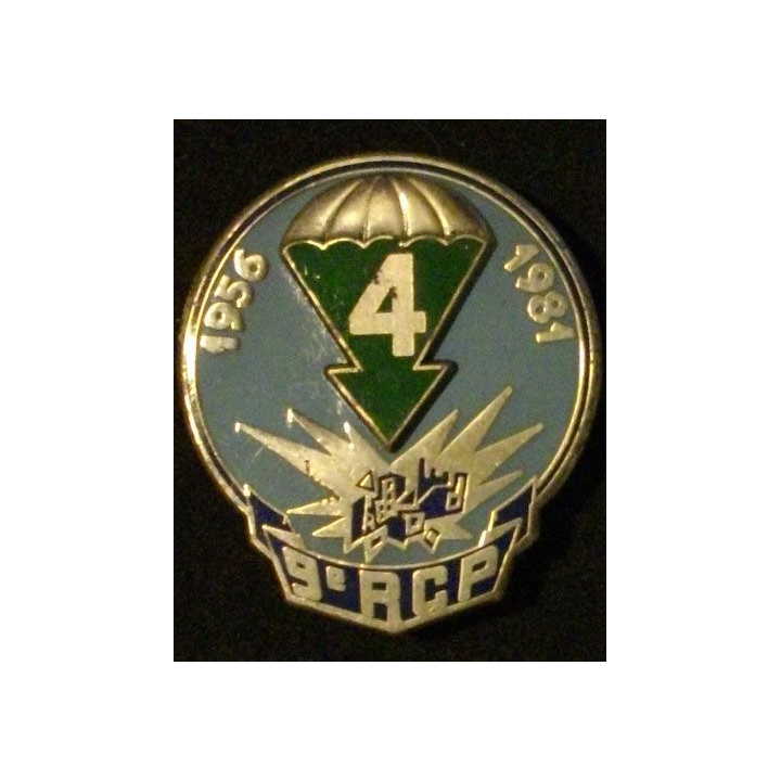 9°RCP : 9°RÉGIMENT DE CHASSEURS PARACHUTISTES 4°CIE 1956-1981