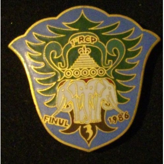 1° RCP : 1° RÉGIMENT DE CHASSEURS PARACHUTISTES 3°CIE FINUL 86