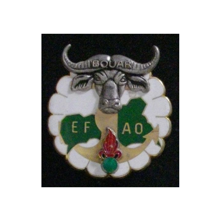 EFAO : EFAO BOUAR TÊTE DE BUFFLE ANCRE DORÉE (GRENADE BICOLORE)