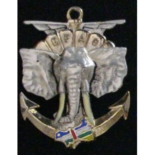 EFAO : EFAO BOUAR TÊTE D'ÉLÉPHANT ANCRE DORÉE (DOS ARGENTÉ)