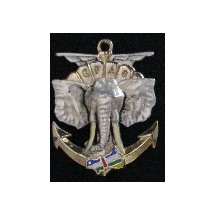 EFAO : EFAO BOUAR TÊTE D'ÉLÉPHANT ANCRE DORÉE (DOS ARGENTÉ)