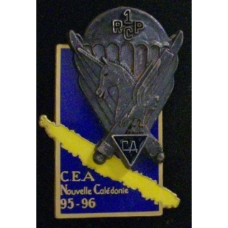 1° RCP : 1° RÉGIMENT DE CHASSEURS PARA CEA NLLE CALÉDONIE 95-96