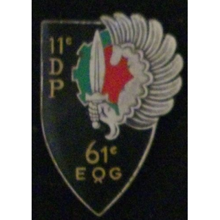 61°EQG : 61°ESCADRON DE QUARTIER GÉNÉRAL (RETIRAGE 1981) 11°DP