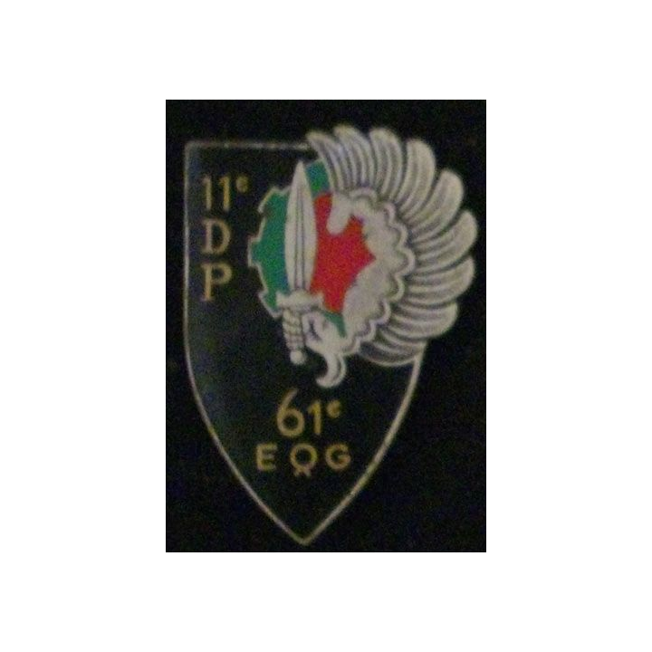 61°EQG : 61°ESCADRON DE QUARTIER GÉNÉRAL (RETIRAGE 1981) 11°DP
