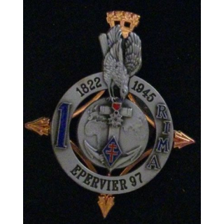 1°RIMA : 1°RÉGIMENT D'INFANTERIE DE MARINE ÉPERVIER 1997 N°456