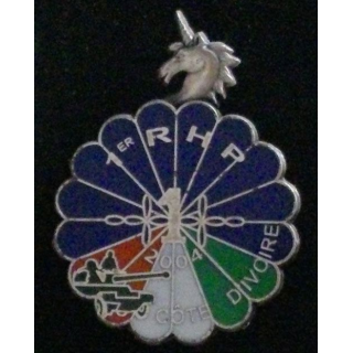 1° RHP : 1° RÉGIMENT DE HUSSARDS PARA 1°ESC COTE D'IVOIRE 2004