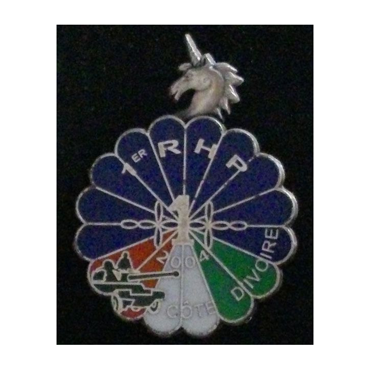 1° RHP : 1° RÉGIMENT DE HUSSARDS PARA 1°ESC COTE D'IVOIRE 2004
