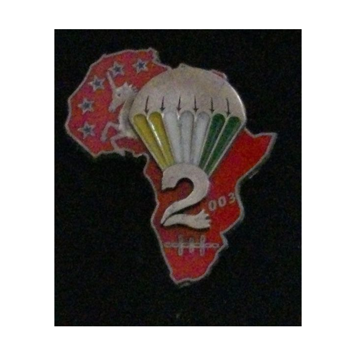 1° RHP : 1° RÉGIMENT DE HUSSARDS PARA 2°ESC LICORNE 2003