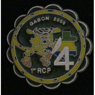1° RCP : 1° RÉGIMENT DE CHASSEURS PARACHUTISTES 4° CIE GABON 2000