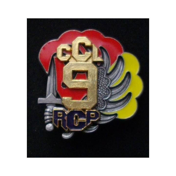 9° RCP : 9° RÉGIMENT DE CHASSEURS PARACHUTISTE CCL RCP NOIR