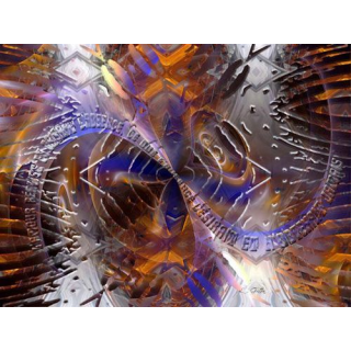IMAGE ORIGINALE CRÉÉE PAR ORDINATEUR : L'ABSENCE (40 x 30 cm)