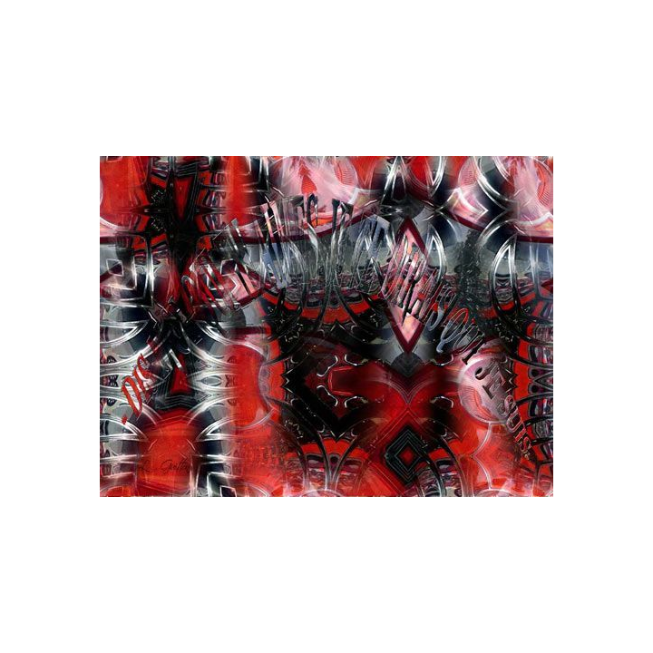 IMAGE ORIGINALE CRÉÉE PAR ORDI : QUI SOMMES-NOUS (40 x 30 cm)