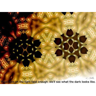 IMAGE ORIGINALE CRÉÉE PAR ORDINATEUR : THE DARK (40 x 30 cm)