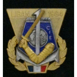 1°RIMA : 1°RÉGIMENT D'INFANTERIE DE MARINE 1°CIE LIBAN 84 (HERZL