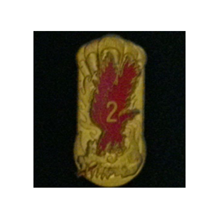 1° RCP : 1° RÉGIMENT DE CHASSEURS PARACHUTISTES ÉMAIL 2°CIE (LR)