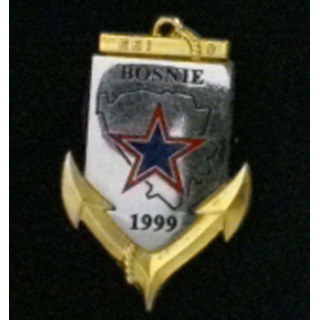 1° RIMA : 1° RÉGIMENT D'INFANTERIE DE MARINE EEI 9 BOSNIE 1999