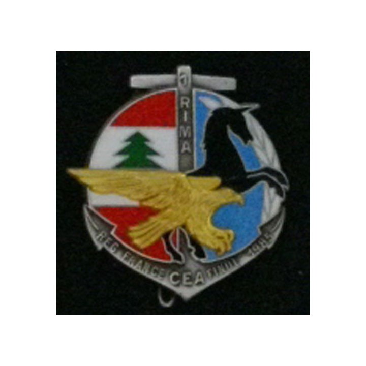 1°RIMA : 1°RÉGIMENT D'INF DE MARINE CEA REG FRANCE FINUL 1985