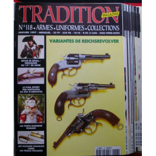 11 REVUES TRADITION MAGAZINE ANNÉE 1997 DU N°118 AU N°129