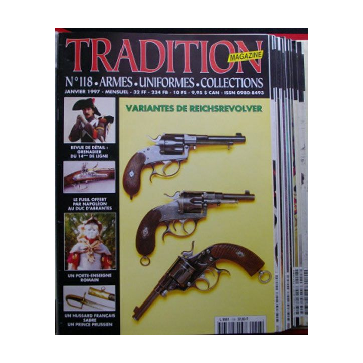 11 REVUES TRADITION MAGAZINE ANNÉE 1997 DU N°118 AU N°129