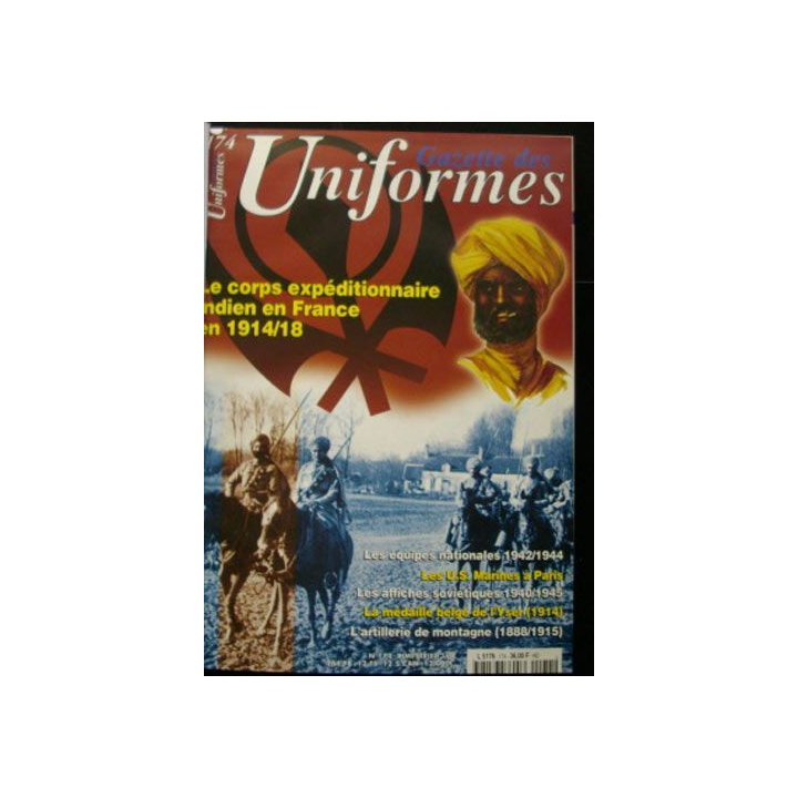 LA GAZETTE DES UNIFORMES DU N°174 (02-1999) AU N°180 (04-2000)