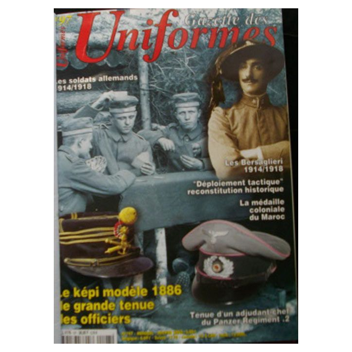 LA GAZETTE DES UNIFORMES DU N°197 (01-2002) AU N°203 (07-2002)