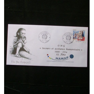 ENVELOPPE DU 15° ANNIVERSAIRE DE L'ONG HAMAP