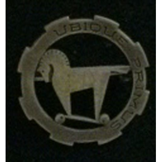 1° RCA : insigne du 1° régiment de chasseurs d'Afrique UBIQUE PRIMUS