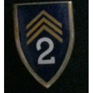 2° Régiment de chasseurs d'Afrique écu à 3 chevrons Drago Paris Nice