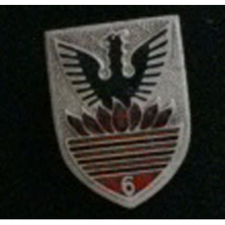 RCA : insigne du 6° régiment de chasseurs d'Afrique Mardini