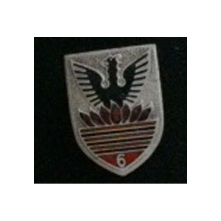 RCA : insigne du 6° régiment de chasseurs d'Afrique Mardini