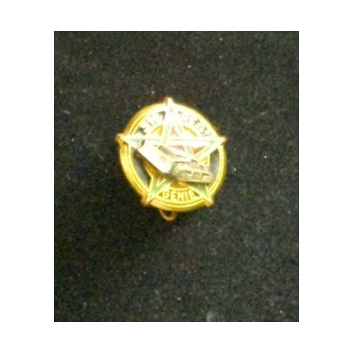 31° RG : insigne miniature du 31° régiment du génie en émail de fabrication Drago