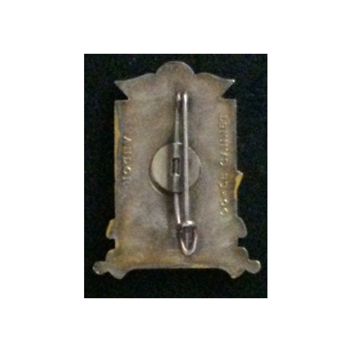 35° RAP : insigne du 35° régiment d'artillerie parachutiste, de fabrication Andor, en émail
