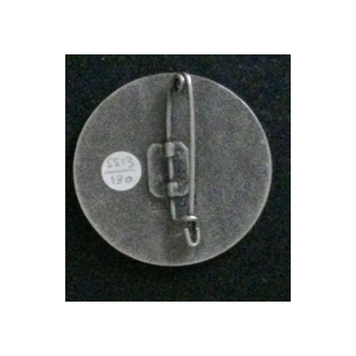 35° RAP : insigne de la 3° batterie du 35° régiment d'artillerie parachutiste sans détour de fabrication Ségalen 1989 en émail