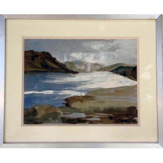 Aquarelle de Svetlana Manen intitulée Ullswater (Lake District)