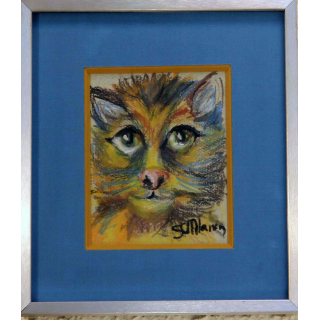 Pastel de Svetlana Manen intitulée Sostène 1986