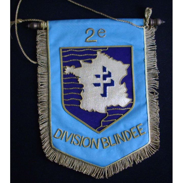 Fanion de la 2° division blindée en canetille