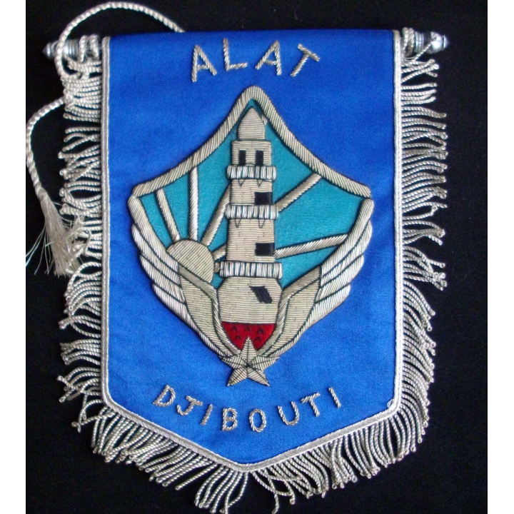 fanion de l'aviation légère de l'armée de terre à Djibouti