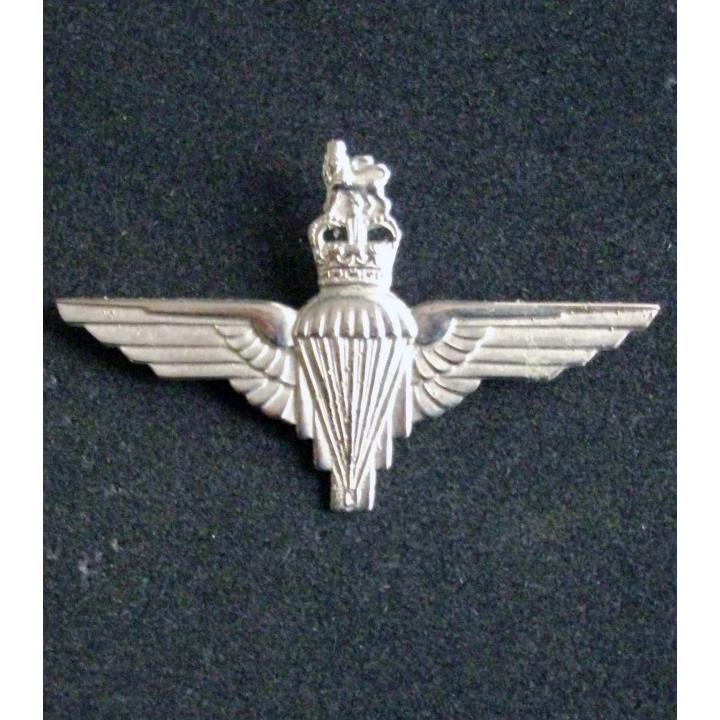 Insigne de brevet parachutiste anglais argenté