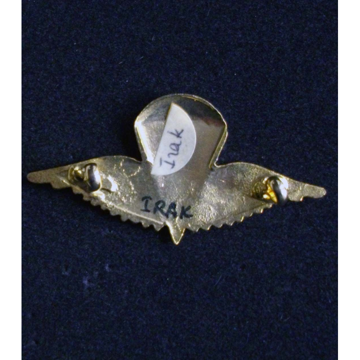 Insigne de brevet parachutiste irakien doré
