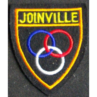 Insigne tissu du Bataillon de Joinville sur fond noir