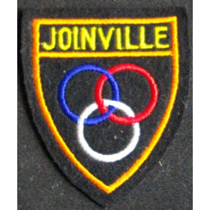 Insigne tissu du Bataillon de Joinville sur fond noir