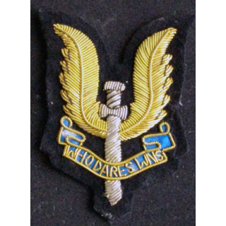 Insigne tissu anglais des forces spéciales Air service SAS canetille