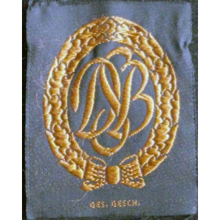Insigne tissu de brevet sportif militaire allemand